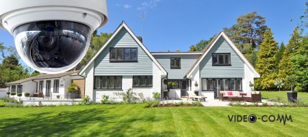 CCTV installaed on a residential enviroment